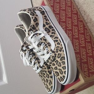 Cheetah print vans